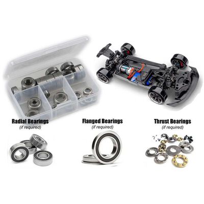 Rubber Shielded Bearing Kit, 1/10 Traxxas 4-Tec Rubber Shielded Bearing Kit, 1/10 Traxxas 4-Tec
