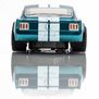 HO 1965 Shelby GT350R Donohue Mega G+ Slot Car, White & Blue