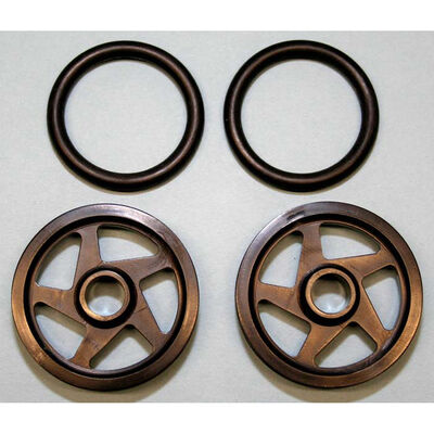 O-Ring Wheels, 1.5" Black (2) O-Ring Wheels, 1.5" Black (2)