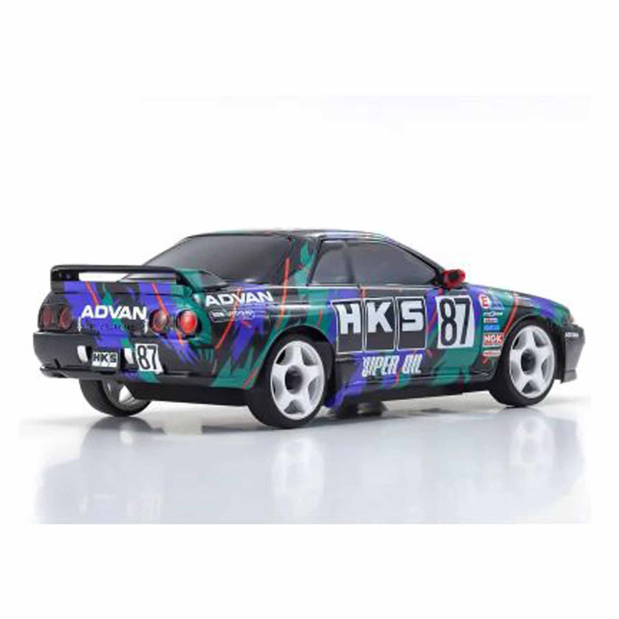 Kyosho 1/28 HKS Skyline GT-R 1993 #87 R32 Mini-Z AWD RTR | Tower
