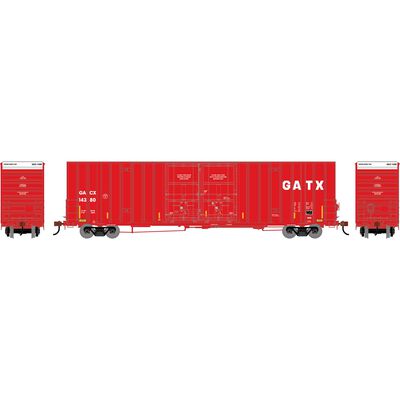 HO ATH 60' Gunderson High Cube Double Door Box Car, GACX #14380 HO ATH 60' Gunderson High Cube Double Door Box Car, GACX #14380