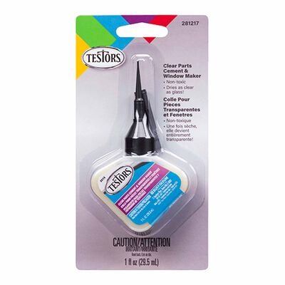 Clear Parts Cement and Window Maker, 1 oz Clear Parts Cement and Window Maker, 1 oz