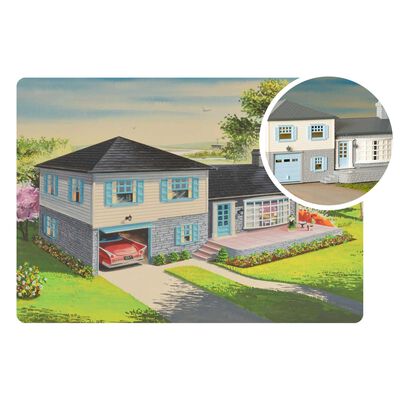 HO Plasticville USA 75TH Anniversary Split Level House HO Plasticville USA 75TH Anniversary Split Level House