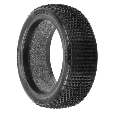 1/10 Rivet Medium Carpet 4WD Front 2.2" Off-Road Buggy Tires (2) 1/10 Rivet Medium Carpet 4WD Front 2.2" Off-Road Buggy Tires (2)