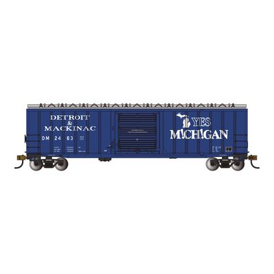 N 50'6" ACF Outside Braced Box Car - Detroit & Mackinac #2463 N 50'6" ACF Outside Braced Box Car - Detroit & Mackinac #2463