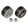 1/12 4x4 Crawler Wheels, Satin Silver (2)