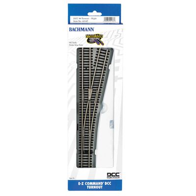 HO NS EZ Command #4 Right-Hand Turnout with DCC HO NS EZ Command #4 Right-Hand Turnout with DCC