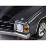 HO 1972 Chevy Chevelle S S454 Mega G+ Slot Car, Silver & Black