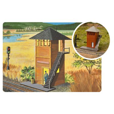 HO Plasticville USA 75TH Anniversary Switch Tower HO Plasticville USA 75TH Anniversary Switch Tower