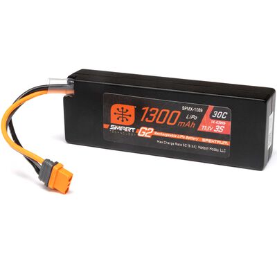 11.1V 1300mAh 3S 30C Smart G2 LiPo Battery: IC2 11.1V 1300mAh 3S 30C Smart G2 LiPo Battery: IC2