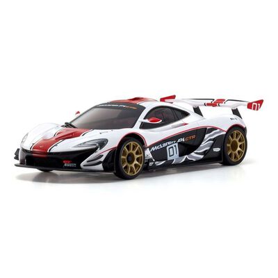 1/28 Mini-Z McLaren P1 GTR RWD On-Road Touring Car RTR, White/Red 1/28 Mini-Z McLaren P1 GTR RWD On-Road Touring Car RTR, White/Red