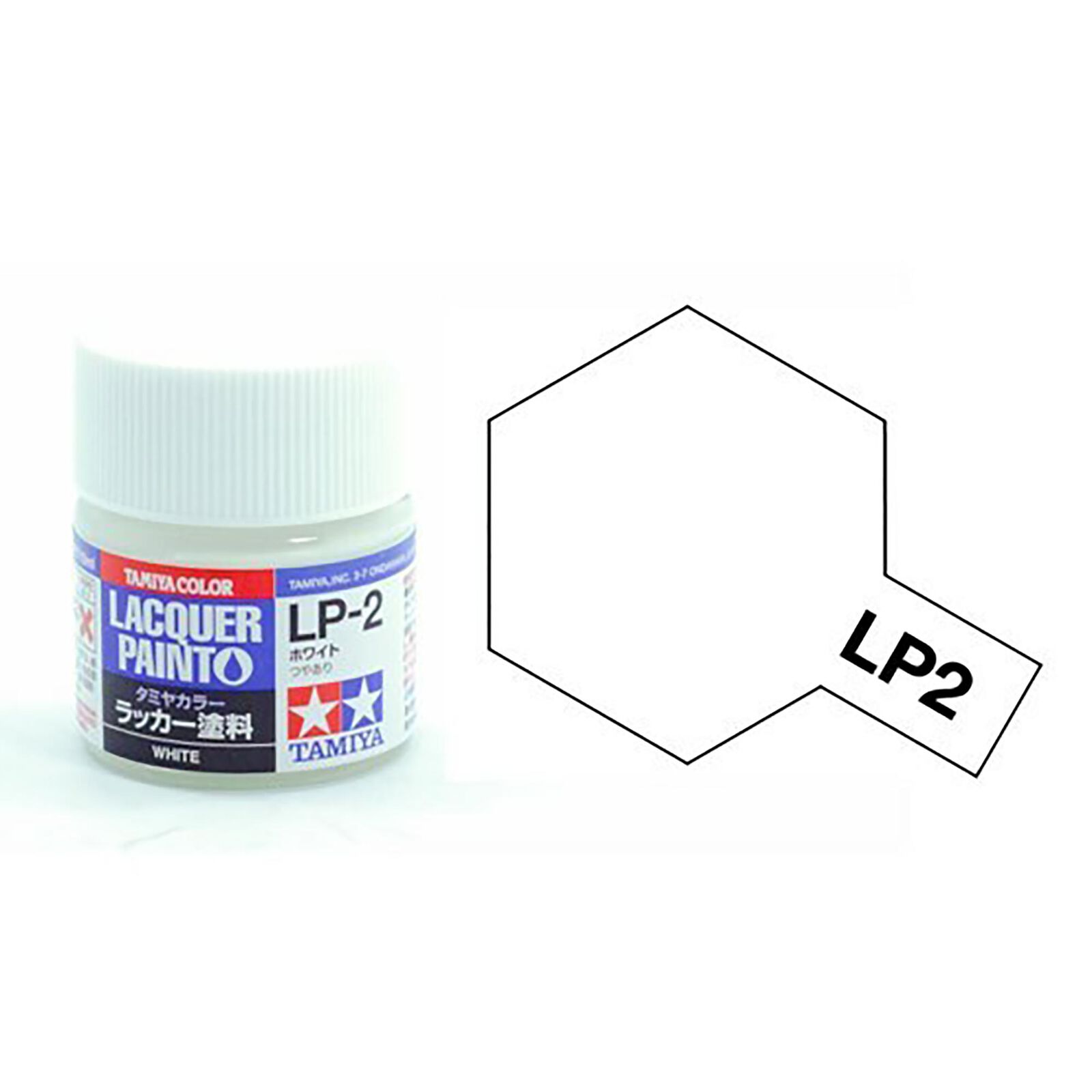 Lacquer Paint, LP-2 Gloss White, 10 mL