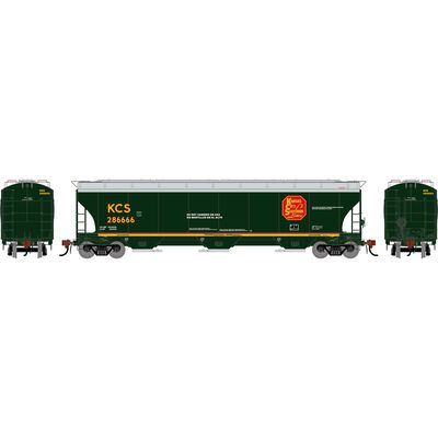 HO GEN Trinity 5161 Covered Hopper, KCS #286666 HO GEN Trinity 5161 Covered Hopper, KCS #286666