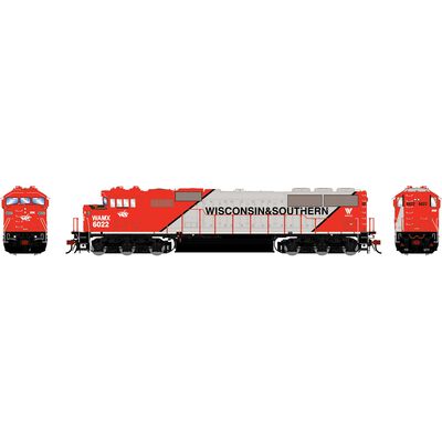 HO GEN SD60M Tri-Clops Locomotive w/DCC & Sound, WAMX #6022 HO GEN SD60M Tri-Clops Locomotive w/DCC & Sound, WAMX #6022