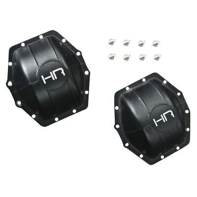 Aluminum AR60 Axle Diff Covers Black: Yeti, Wraith Aluminum AR60 Axle Diff Covers Black: Yeti, Wraith