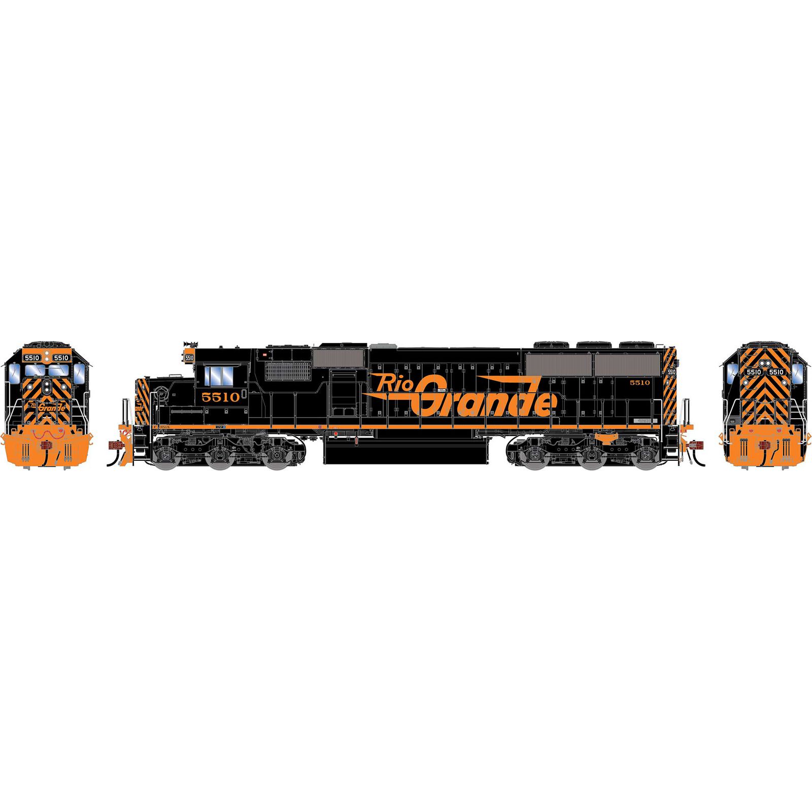 HO GEN SD50 Locomotive w/DCC & Sound, DRGW #5510