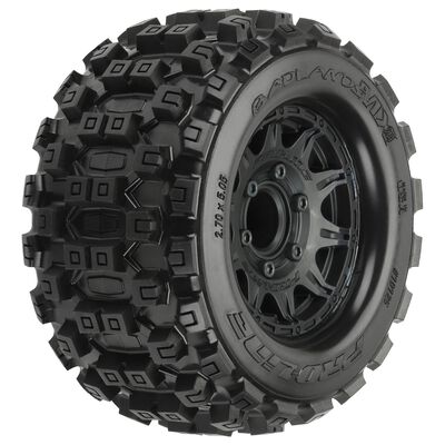 1/10 Badlands MX28 F/R 2.8" MT Tires MTD 12mm/14mm Black Raid (2) 1/10 Badlands MX28 F/R 2.8" MT Tires MTD 12mm/14mm Black Raid (2)