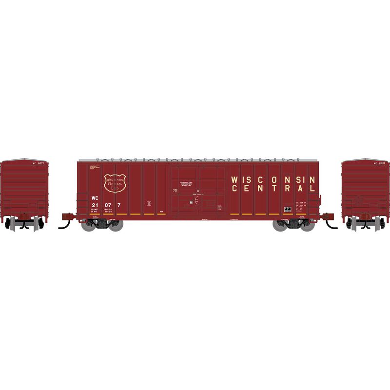 N ATH 50' FMC 5327 12' Plug Door Box Car, WC #21077