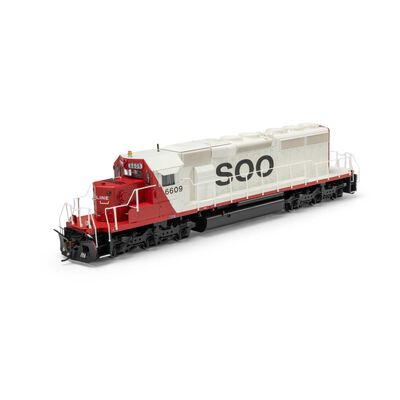 HO EMD SD40-2 Locomotive with DCC & Sound, SOO #6609 HO EMD SD40-2 Locomotive with DCC & Sound, SOO #6609