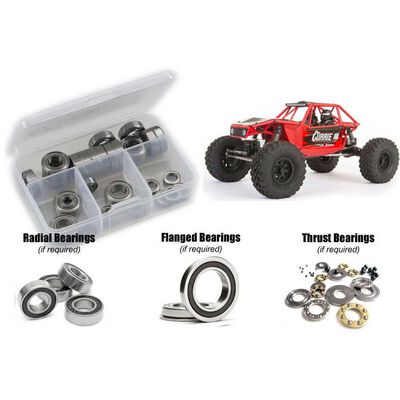 Rubber Shielded Bearing Kit, 1/10 Axial Capra 4WS Unlimited Rubber Shielded Bearing Kit, 1/10 Axial Capra 4WS Unlimited