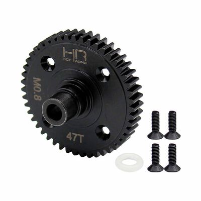 Steel 47T 32 Pitch Center Differential Gear, 1/16 Traxxas Mini Maxx/XRT Steel 47T 32 Pitch Center Differential Gear, 1/16 Traxxas Mini Maxx/XRT