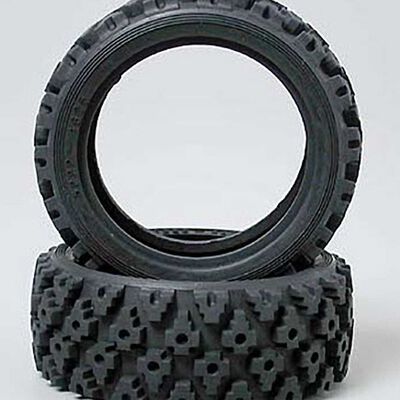 1/10 Rally Block Front/Rear Tires (2) 1/10 Rally Block Front/Rear Tires (2)