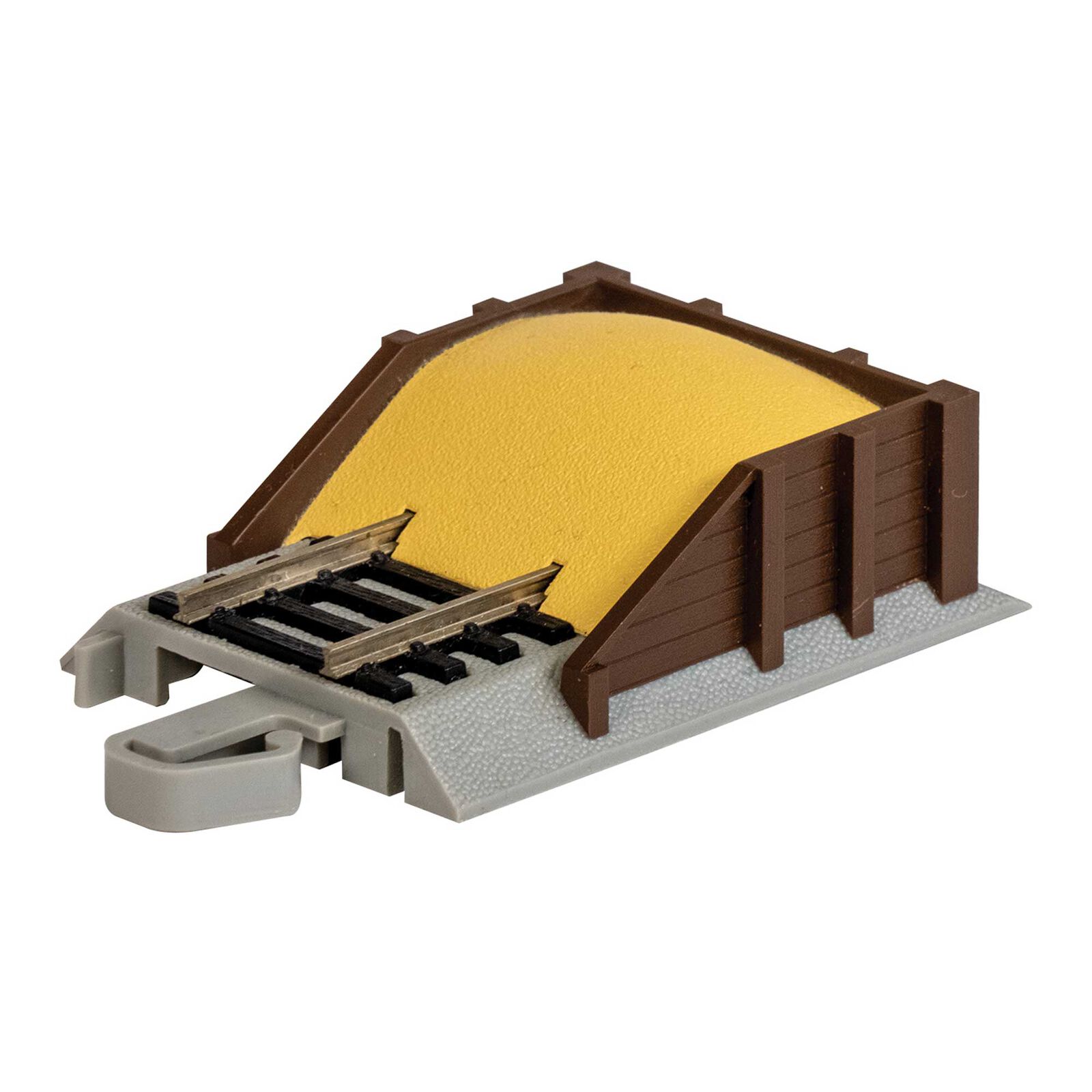 HO Sand Bumpers with Nickel Silver Rails - Snap-Fit E-Z Track&reg;