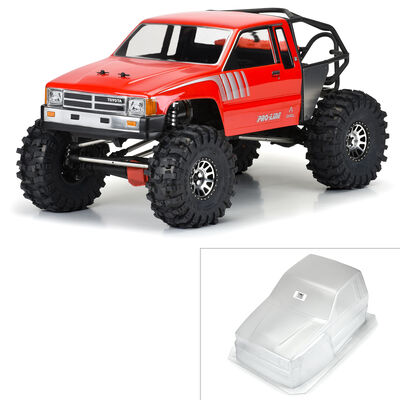 1/6 1985 Toyota Hilux SR5 Cab-Only Clear Body: SCX6 1/6 1985 Toyota Hilux SR5 Cab-Only Clear Body: SCX6