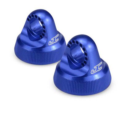 Fin 12mm V2 Shock Cap, Blue (2): B5M, T5M, SC5M Fin 12mm V2 Shock Cap, Blue (2): B5M, T5M, SC5M