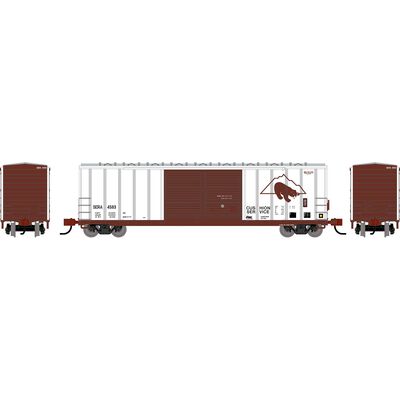 N ATH 50' FMC Centered Double Door Box Car, SERA #4583 N ATH 50' FMC Centered Double Door Box Car, SERA #4583