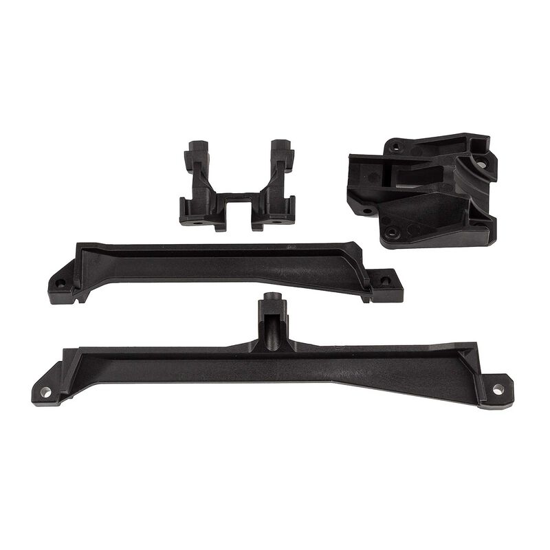 Upper Chassis Brace Set, front and rear, 1/7 Team Associated SR7