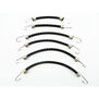 1/10 Scale Bungee Cord Set (6) Black Light Tan