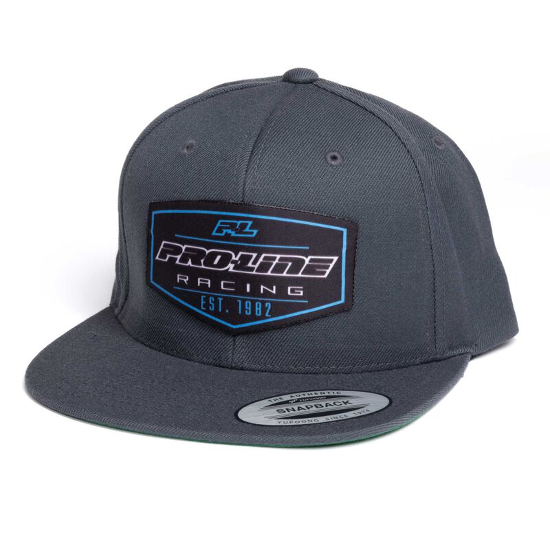 Pro-Line Crest Graphite Snapback Hat