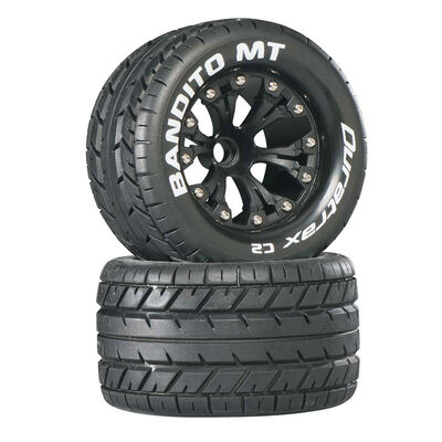 Bandito MT 2.8" 2WD Mounted Front C2 Tires, Black (2) Bandito MT 2.8" 2WD Mounted Front C2 Tires, Black (2)