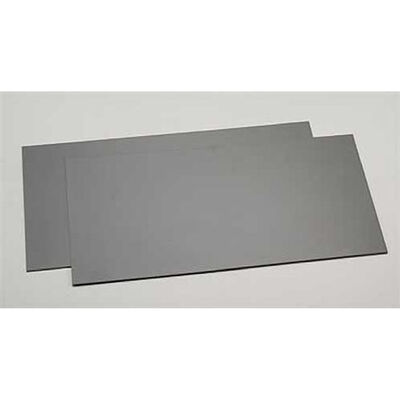 Black Styrene Sheets, .04x6x12" (2) Black Styrene Sheets, .04x6x12" (2)