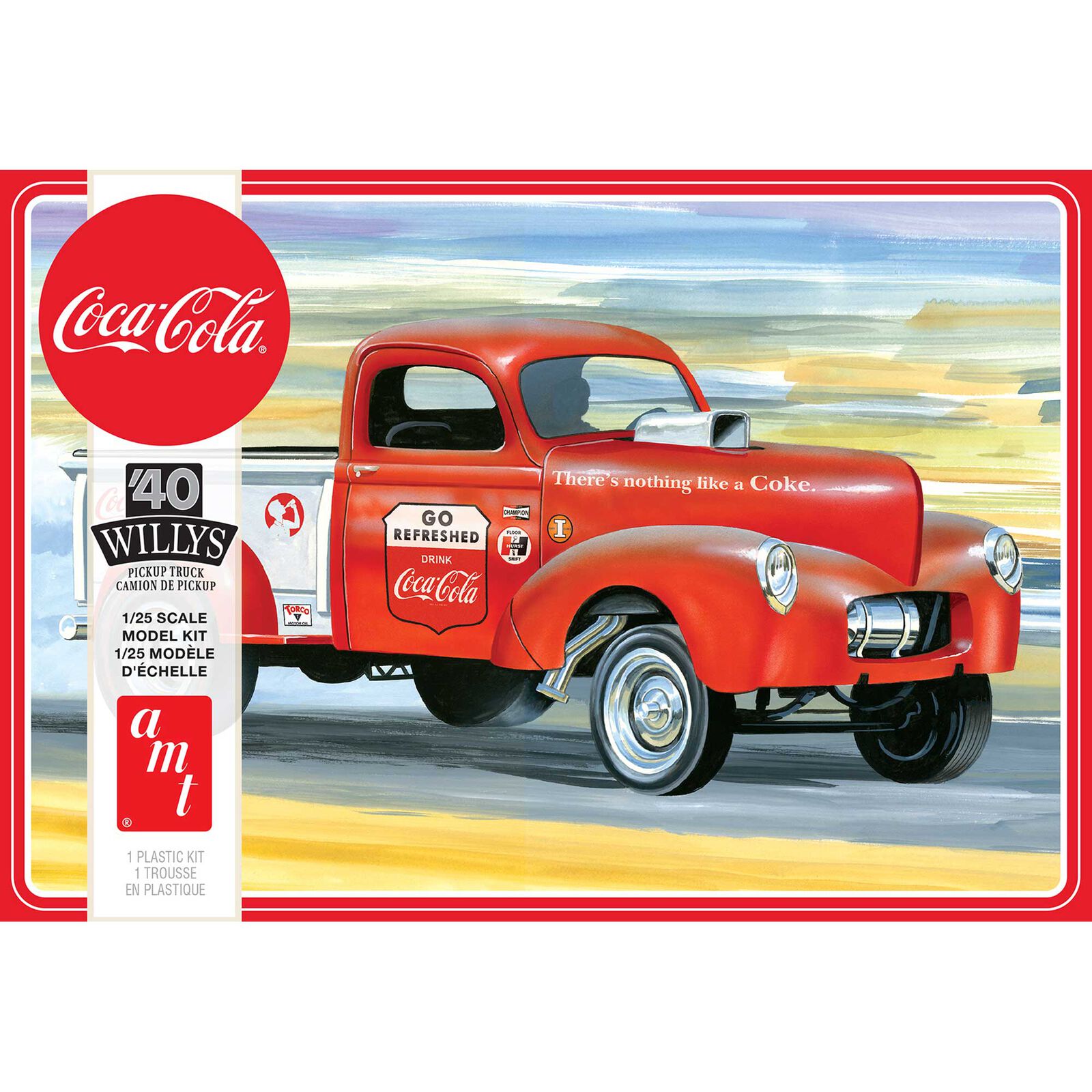 1/25 1940 Willys Pickup Gasser Coca Cola Model Kit