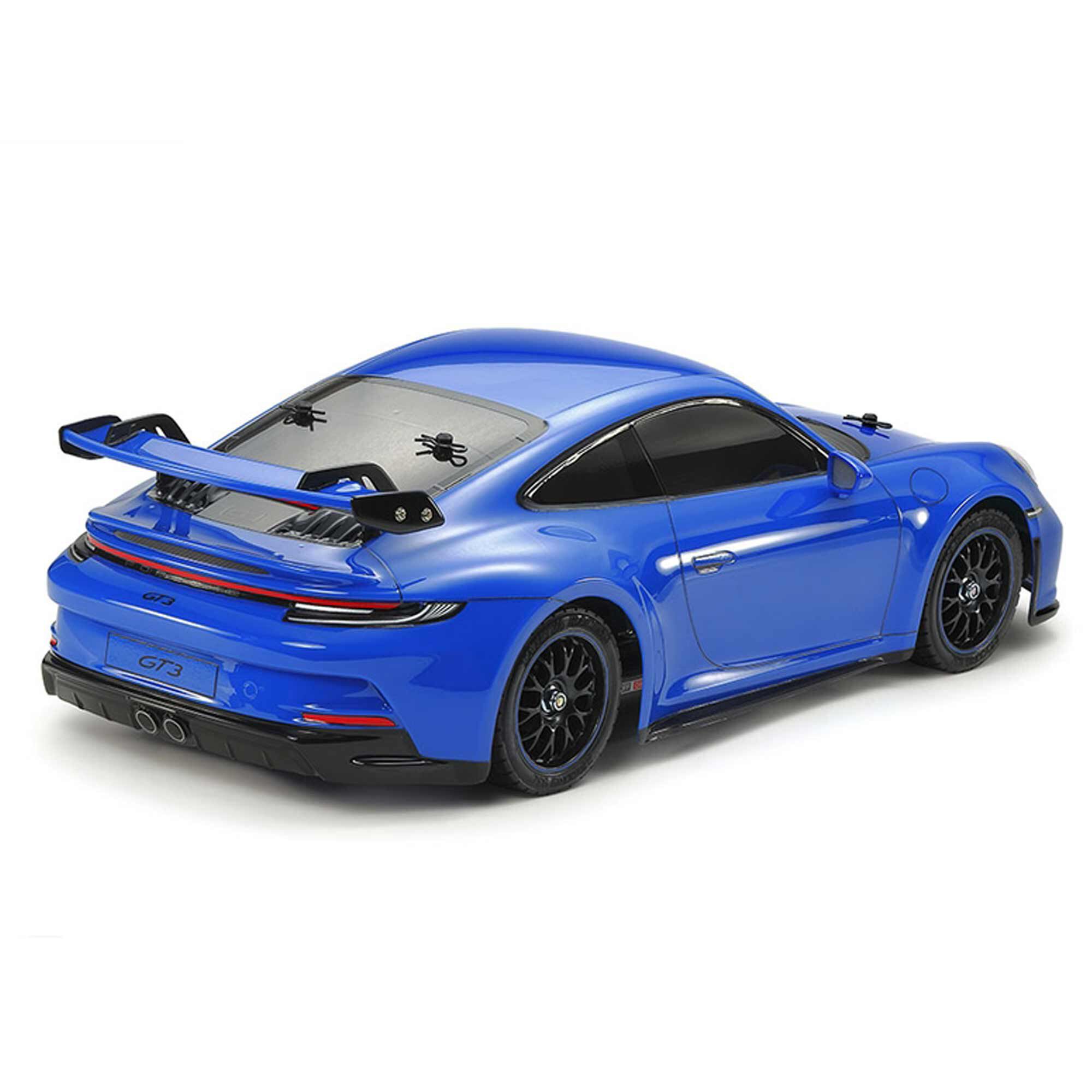 Tamiya 1/10 RC Porsche 911 GT3 (992) (Blue Painted Body) (TT-02