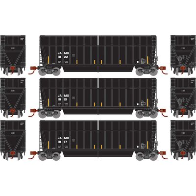 N ATH Berwick Bathtub Extended Side Gondola, JAMX #1017/1021/1022 (3) N ATH Berwick Bathtub Extended Side Gondola, JAMX #1017/1021/1022 (3)