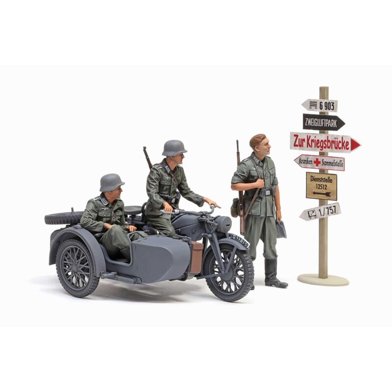 1/35 German KS600 Motorcycle & Sidecar
