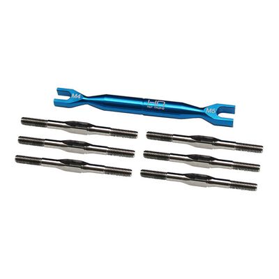 3.5mm Titanium Turnbuckle Set, 1/10 Team Associated RC10B7/ RC10B7D 3.5mm Titanium Turnbuckle Set, 1/10 Team Associated RC10B7/ RC10B7D