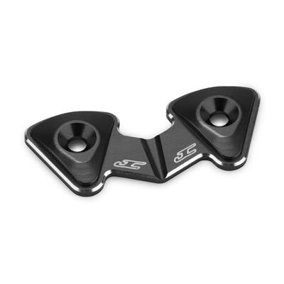 RC10B7 Aluminum 1-Piece Rear Wing Button, Black RC10B7 Aluminum 1-Piece Rear Wing Button, Black