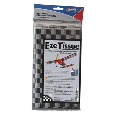 Black Checker EZE Tissue, 30"x20" (3) Black Checker EZE Tissue, 30"x20" (3)