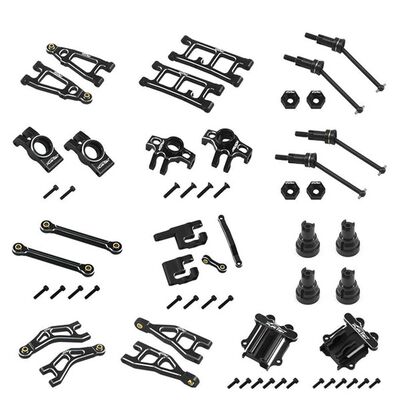 AlumimaSpeed Ultimate Upgrade Combo, ARRMA Typhon & Granite GROM, Black AlumimaSpeed Ultimate Upgrade Combo, ARRMA Typhon & Granite GROM, Black