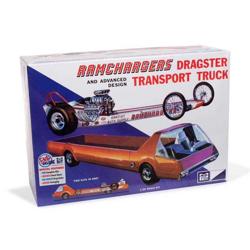 1/25 Ramchargers Dragster & Transporter Truck