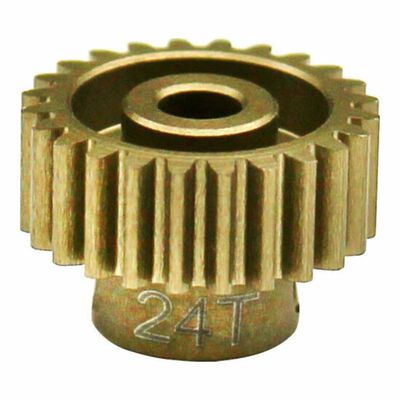 24t 48p Hard Anodized 7075 Pinion Gear 24t 48p Hard Anodized 7075 Pinion Gear