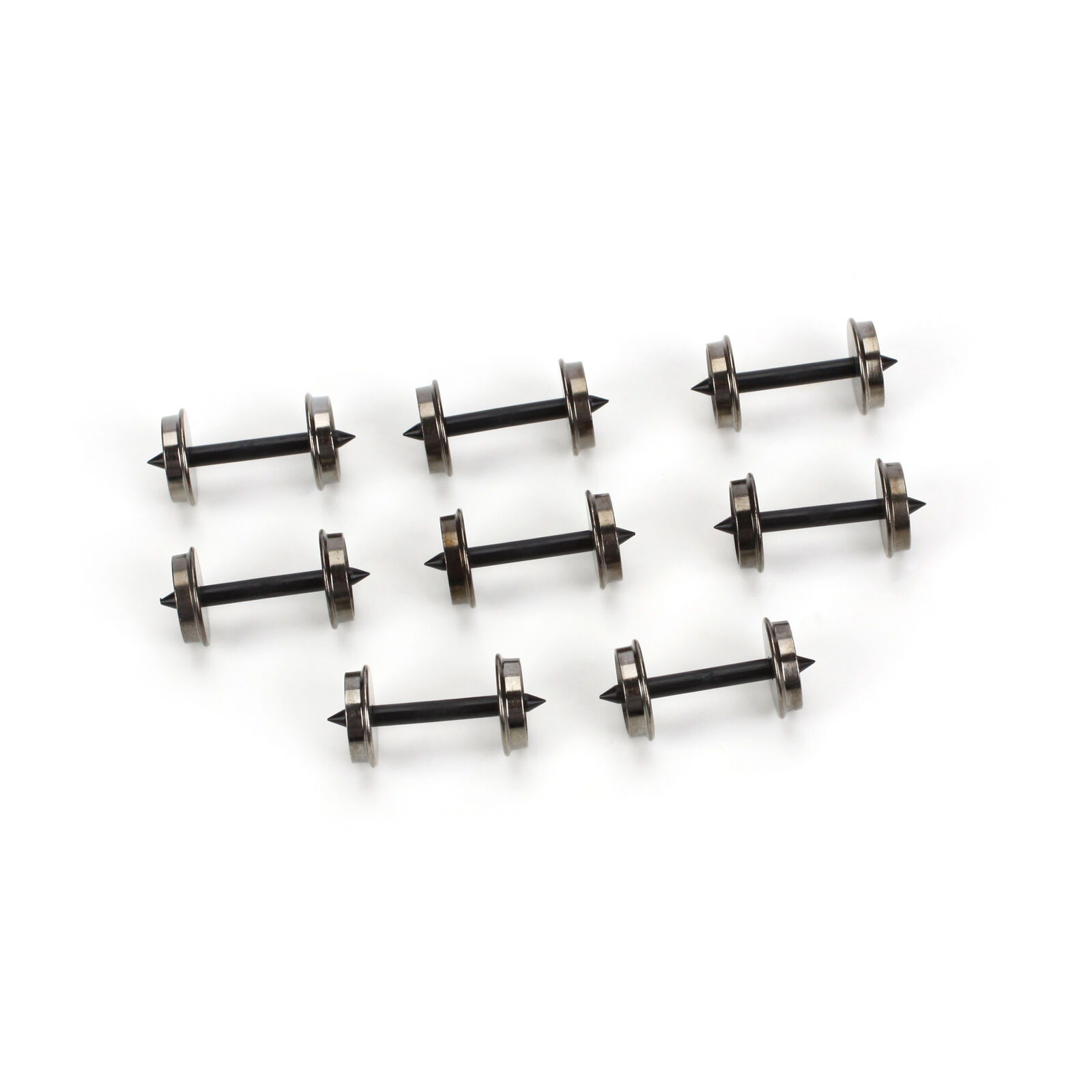 HO 36" Metal Wheelset, Short Axle (8)