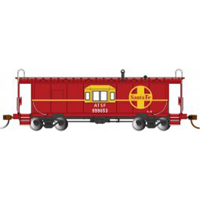 HO Bay Window Caboose with Roof Walk SF HO Bay Window Caboose with Roof Walk SF
