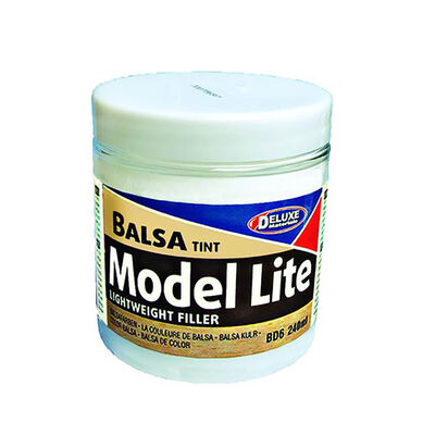 Model Lite Balsa Filler, Balsa Brown: 240cc Model Lite Balsa Filler, Balsa Brown: 240cc