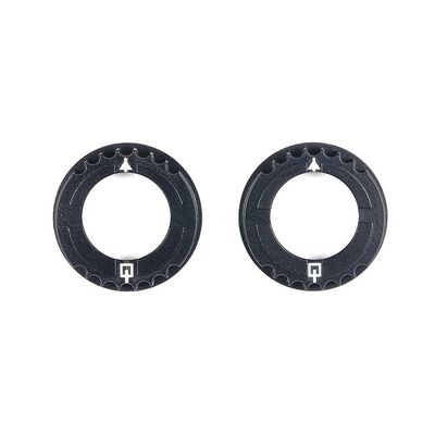 Aluminum Differential Holders, 0.5mm Offset (2) Aluminum Differential Holders, 0.5mm Offset (2)