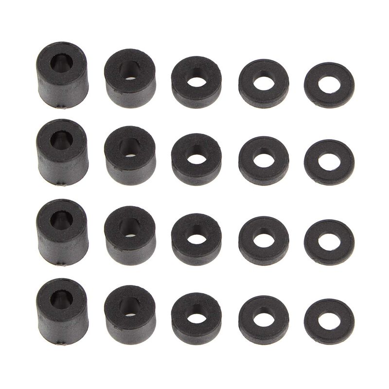 Plastic Spacer Set 3x7mm, 1/10 Element Enduro